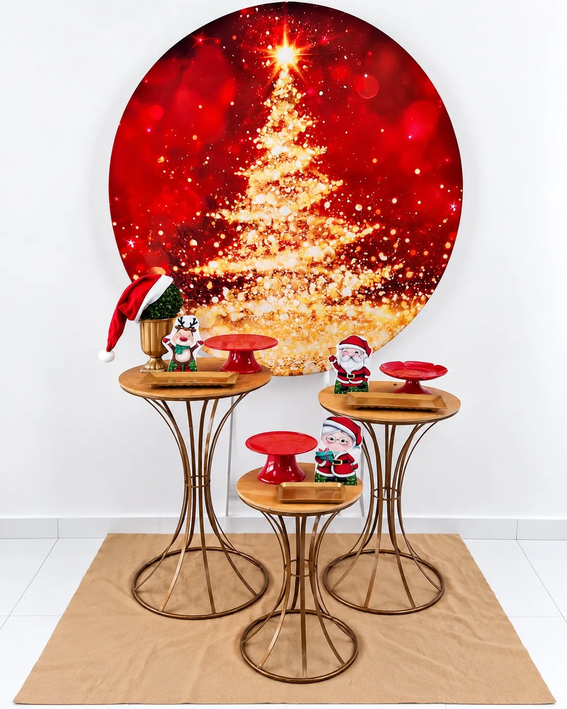 natal arvore dourada
