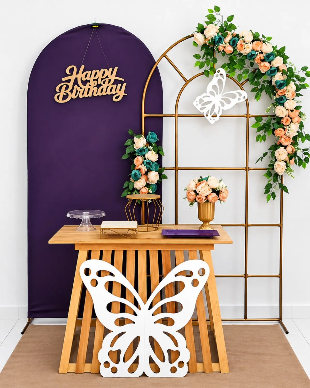 borboleta/ roxo com lilas 4/ happy