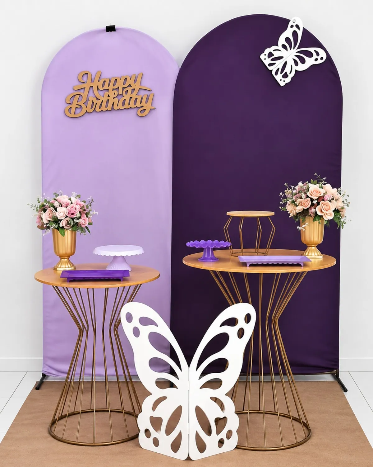 borboleta/ roxo com lilas 5/ happy