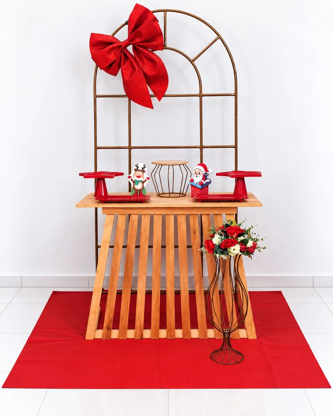 natal laço / janela