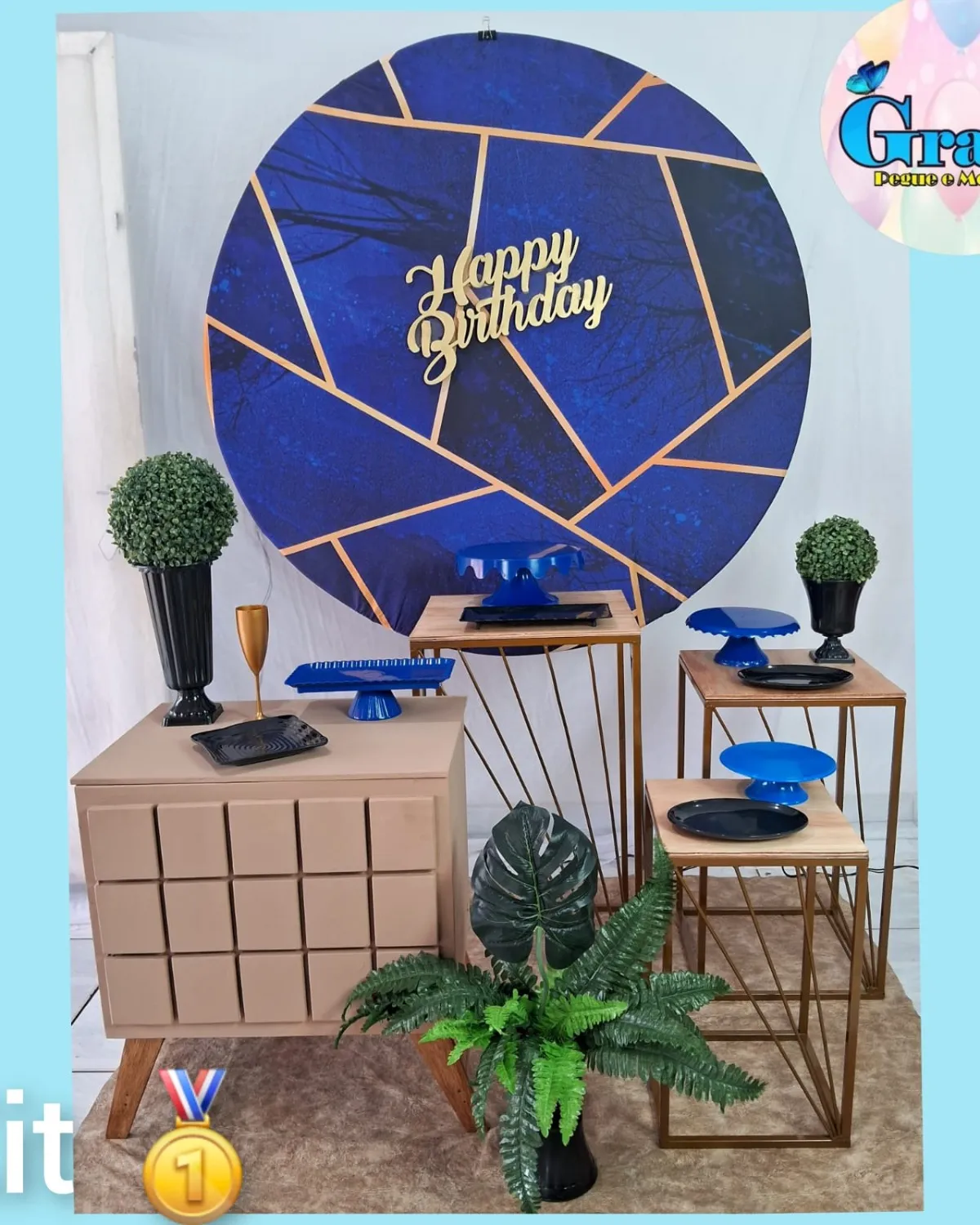 azul happy birthday ouro