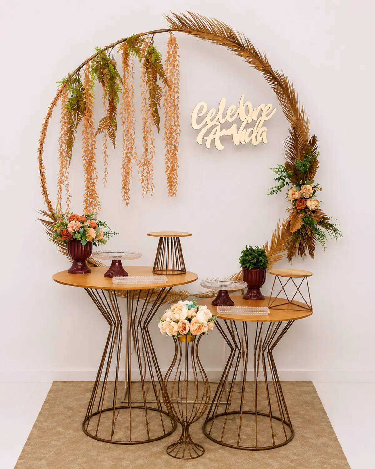 celebre a vida / painel palha