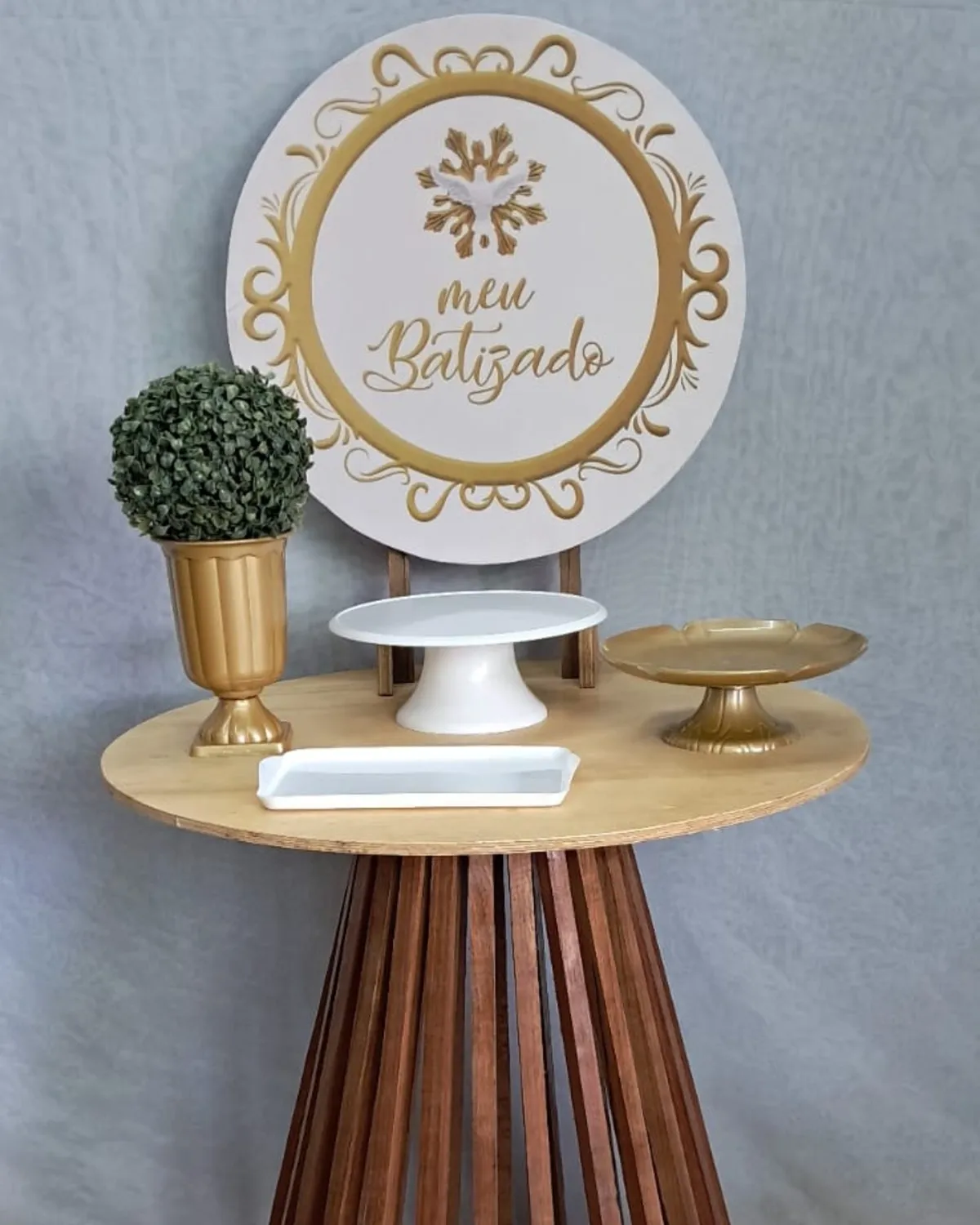 batismo/ festa na mesa