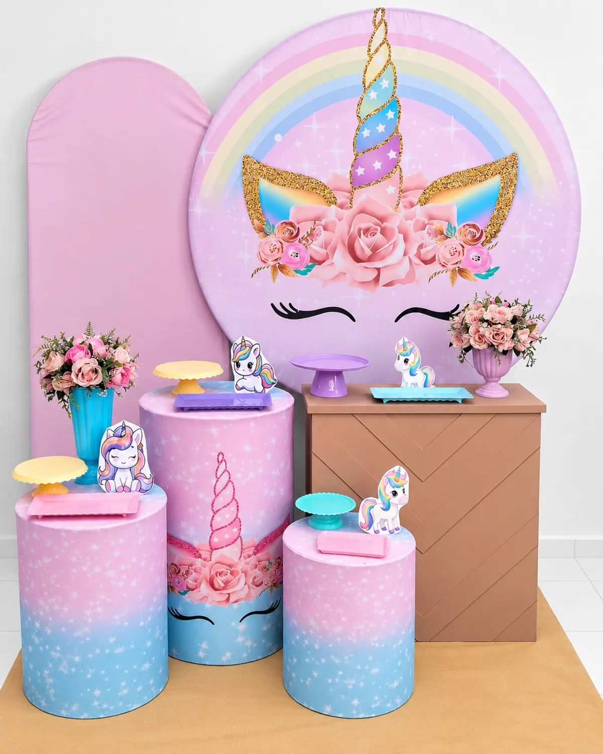 unicornio rosa diamante