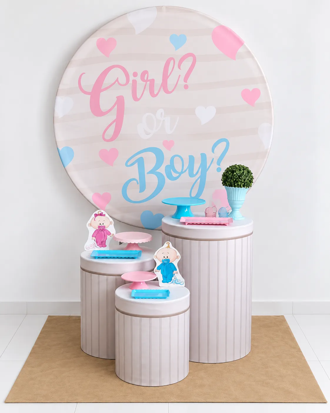 cha revelaçao / girl or boy prata