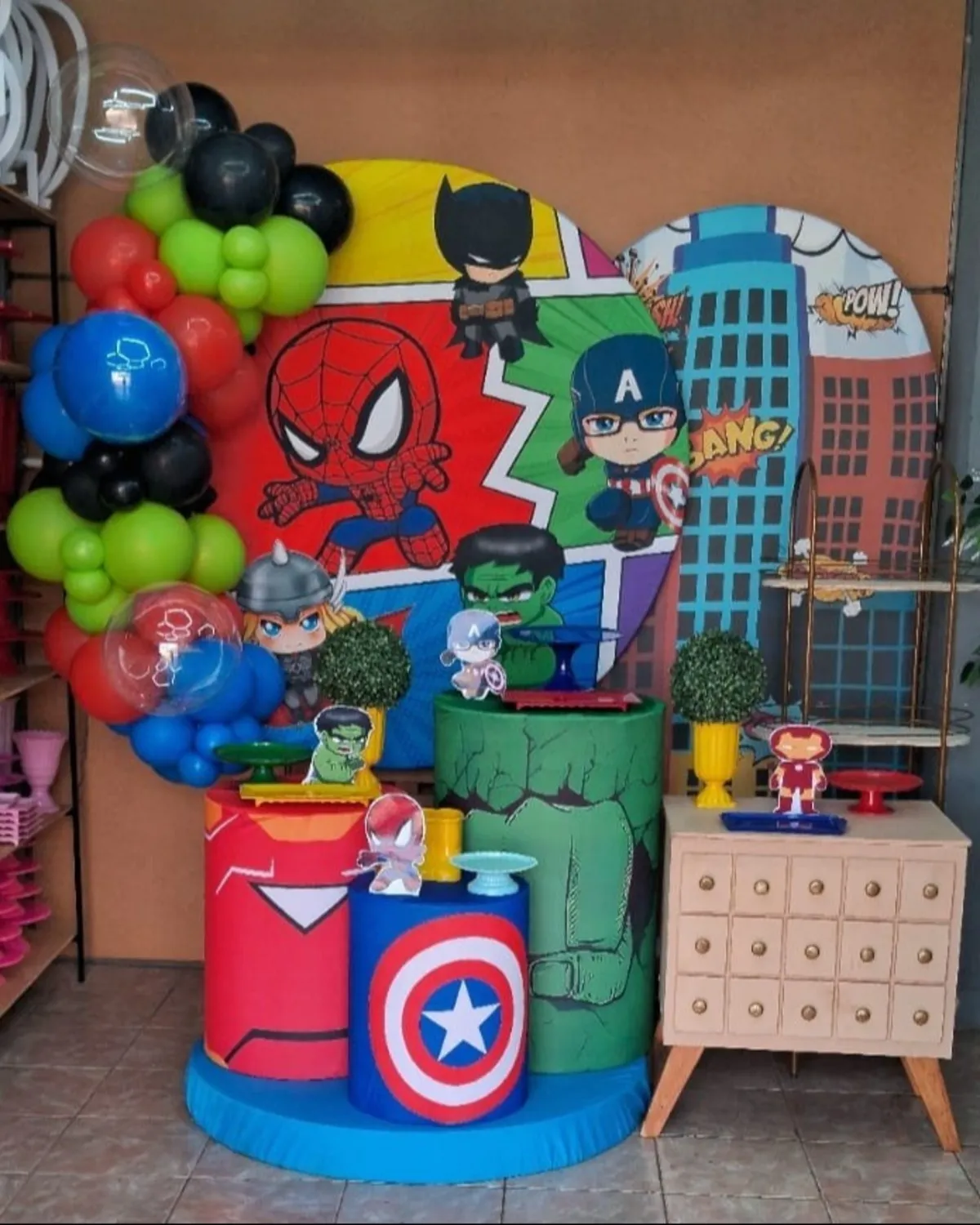 vingadores baby composiçao