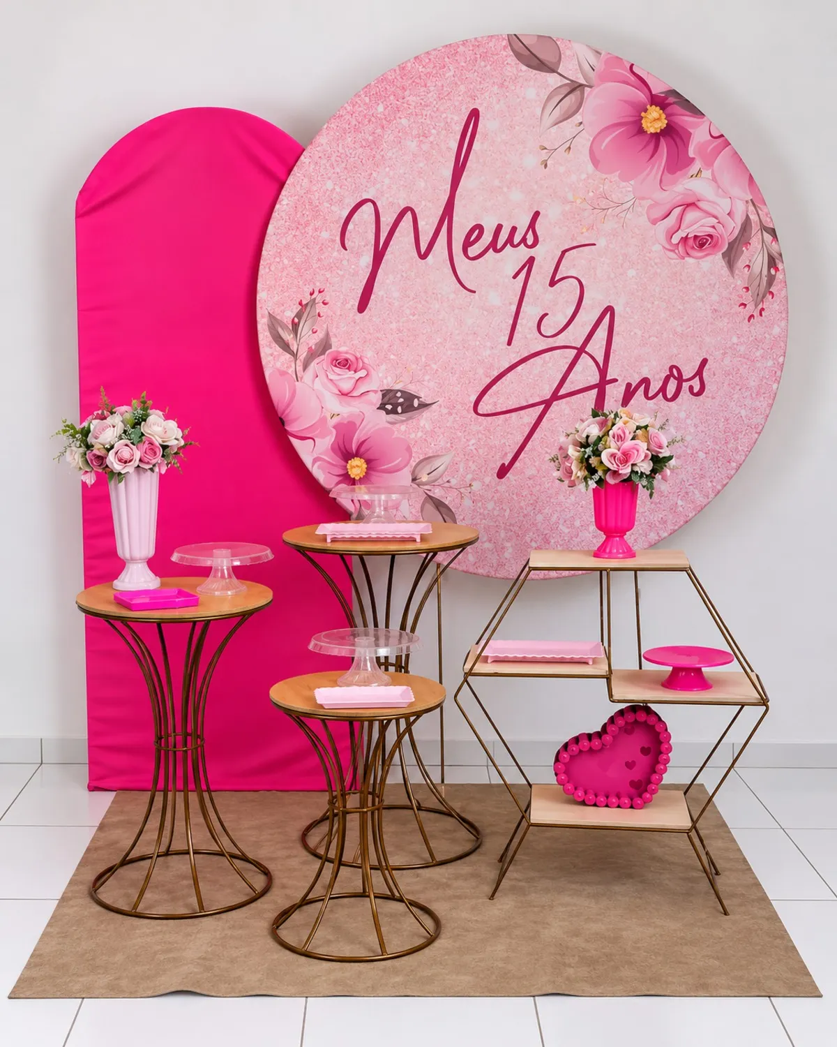 15 anos rosa