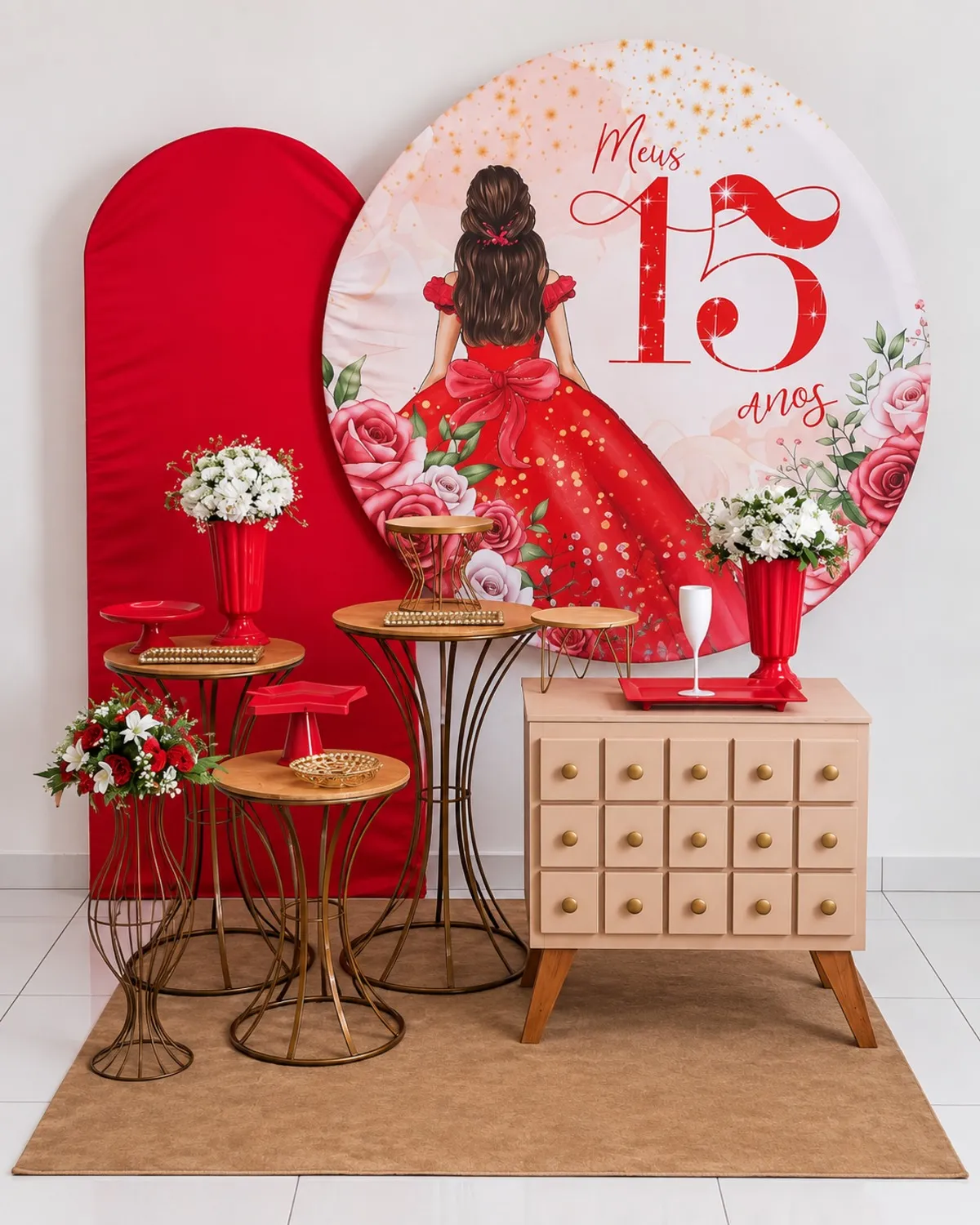 15 anos vermelho diamante