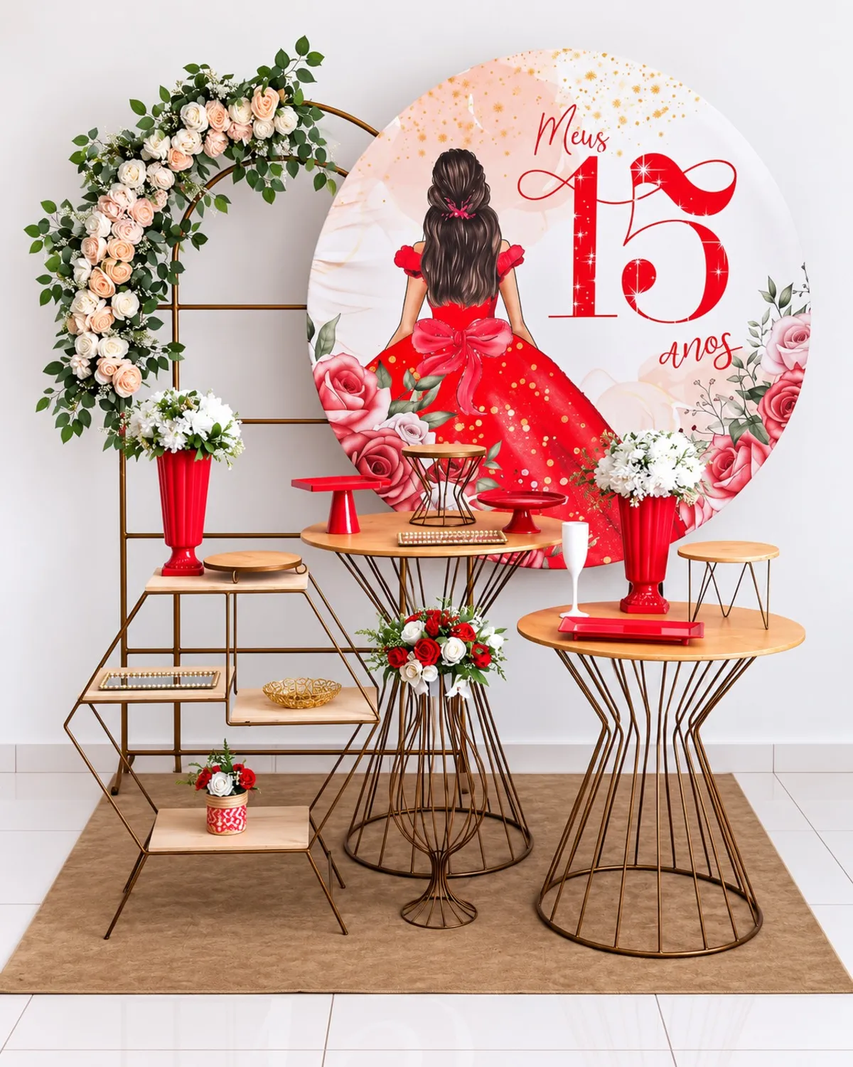 15 anos vermelho