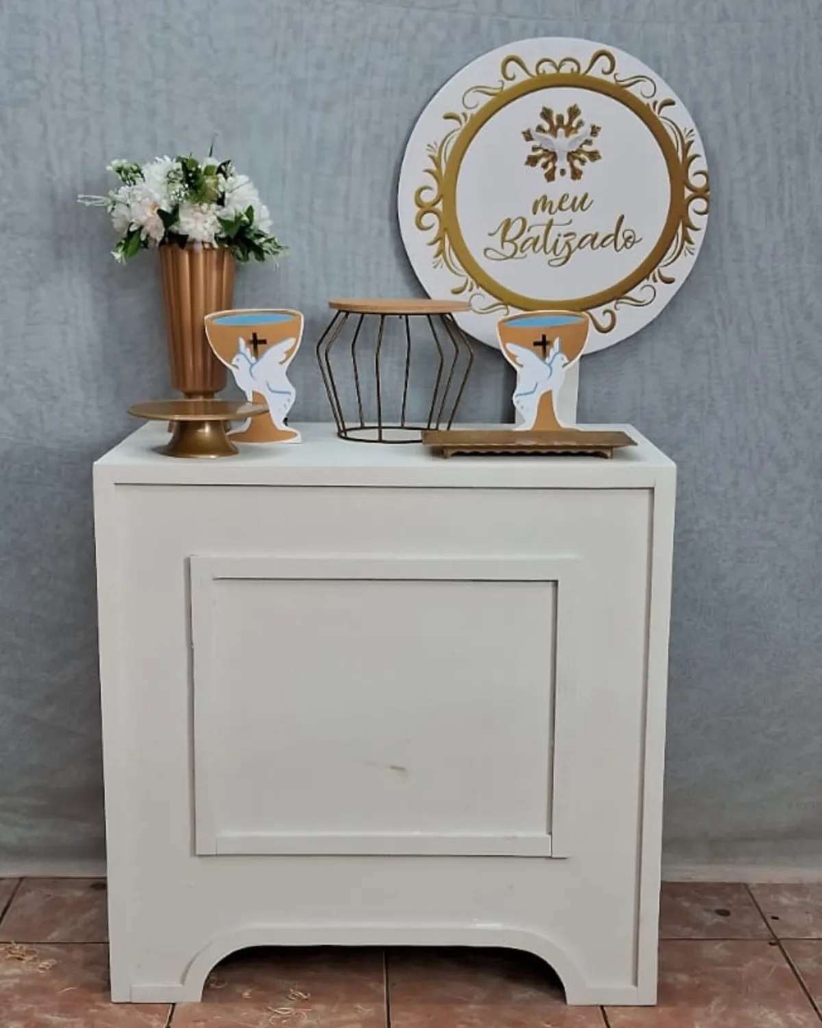 batismo / festa na mesa