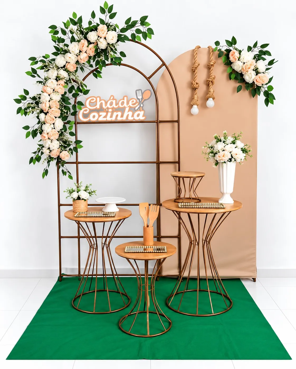 cha de cozinha floral 2