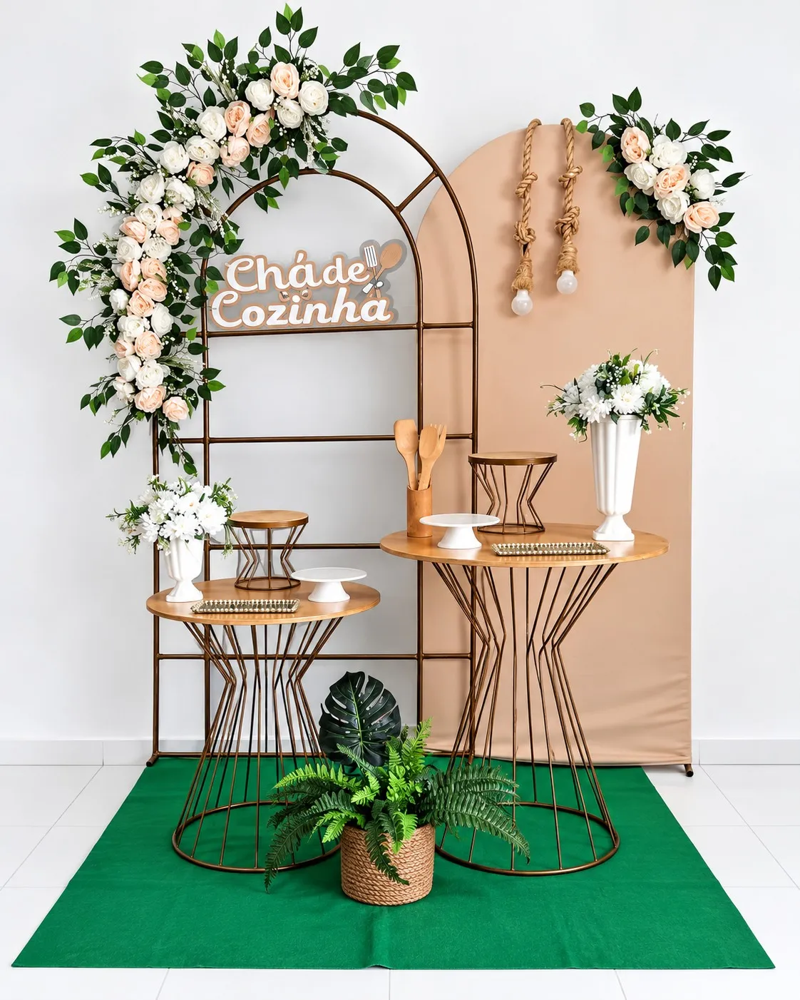 cha de cozinha floral 1