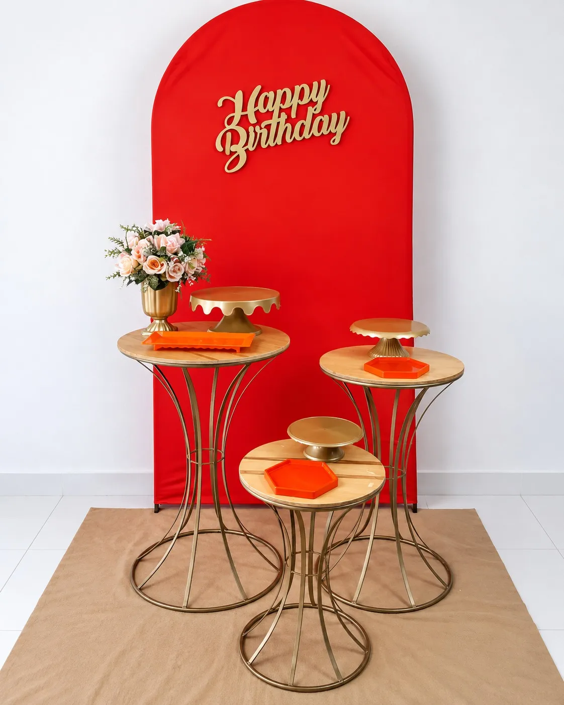 PAINEL ROMANO LARANJA HAPPY