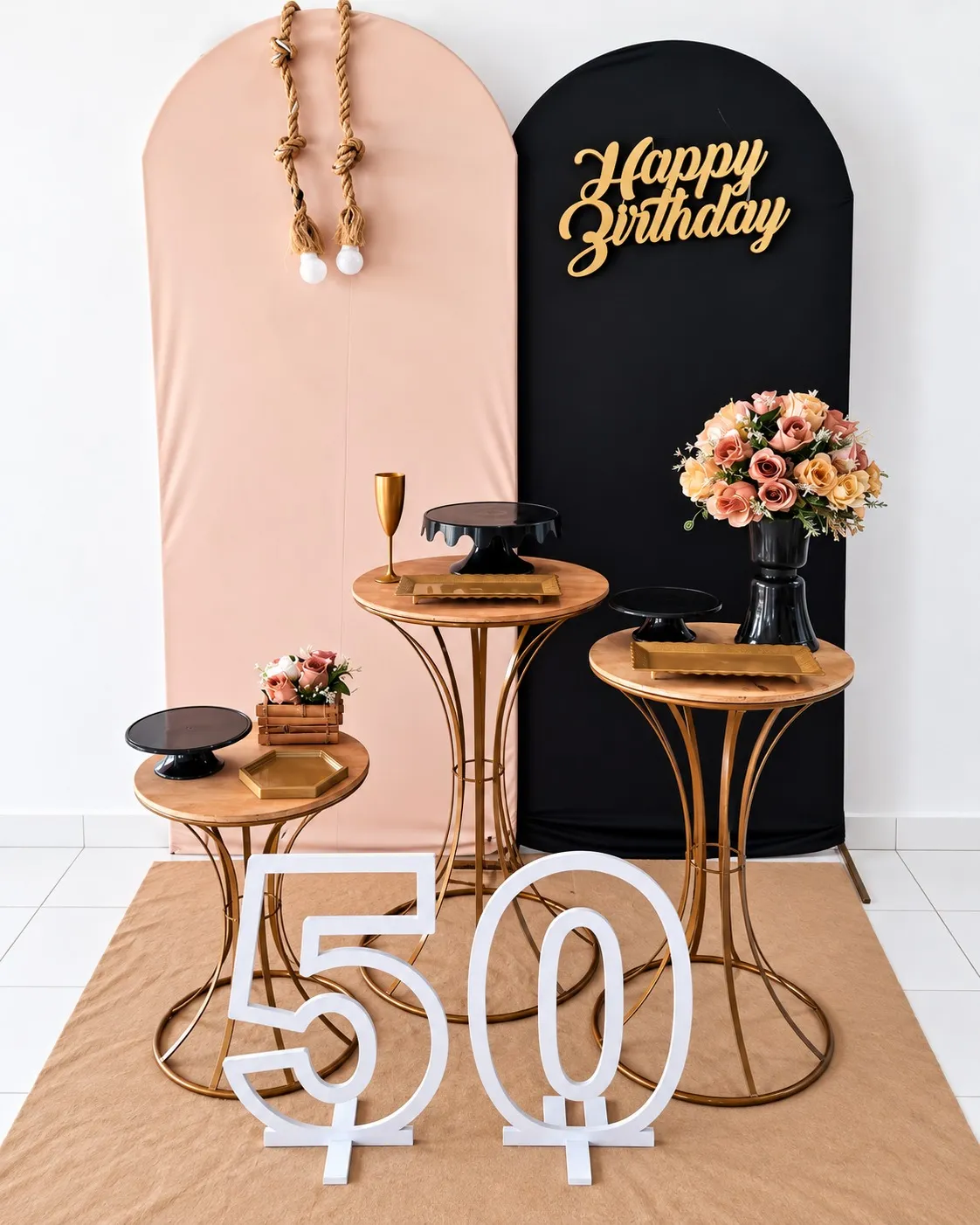 PAINEL ROMANO PRETO E ROSA BB 2