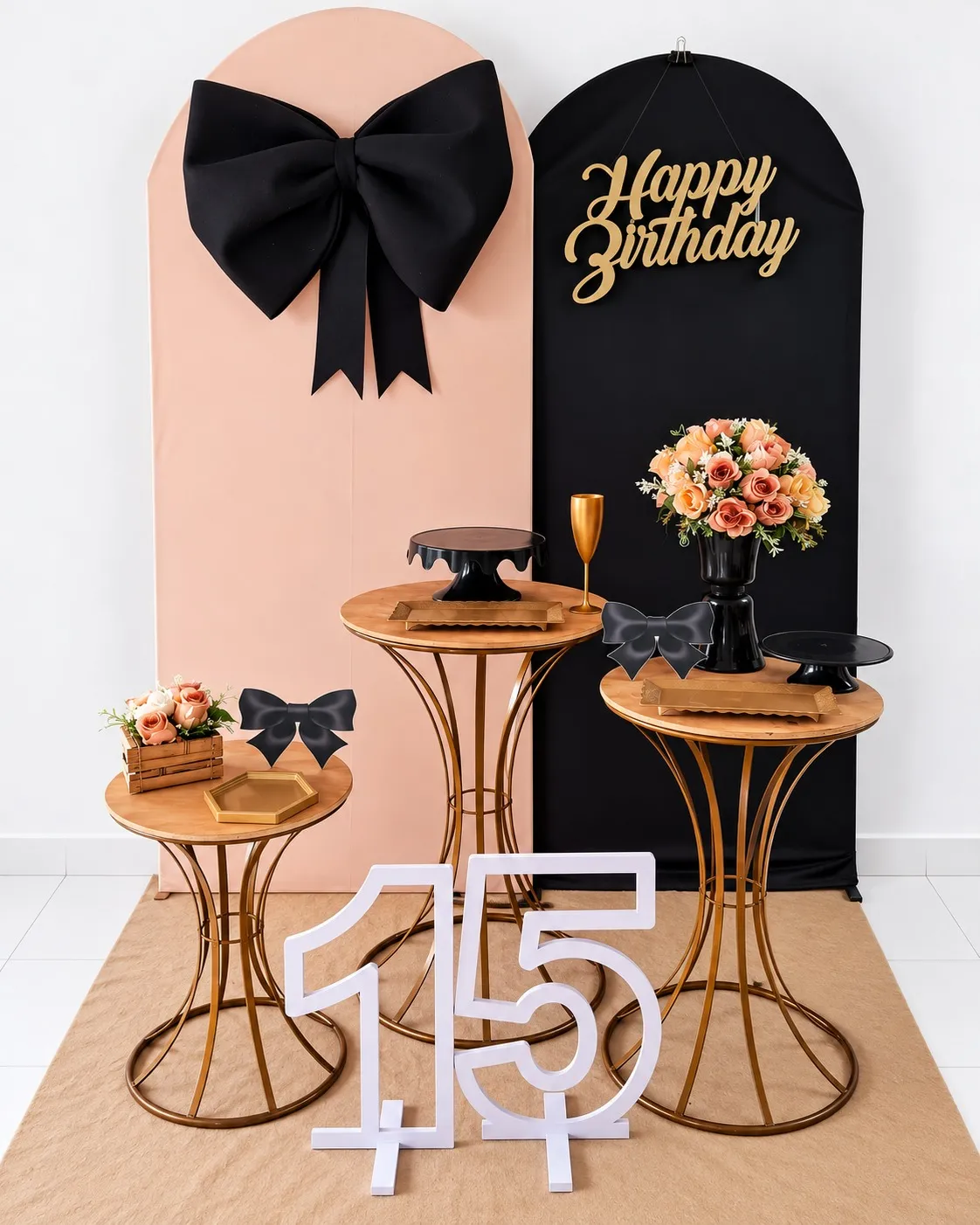 PAINEL ROMANO PRETO E ROSA BB