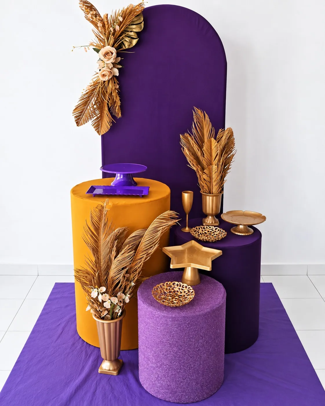 PAINEL ROMANO ROXO