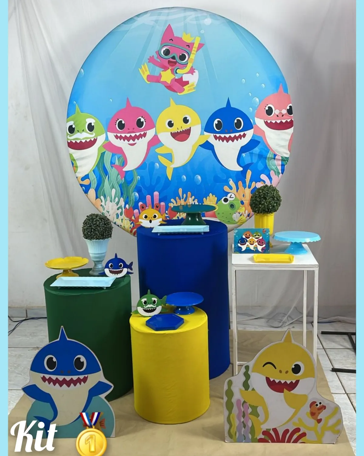 BABY SHARK OURO (MENINO)