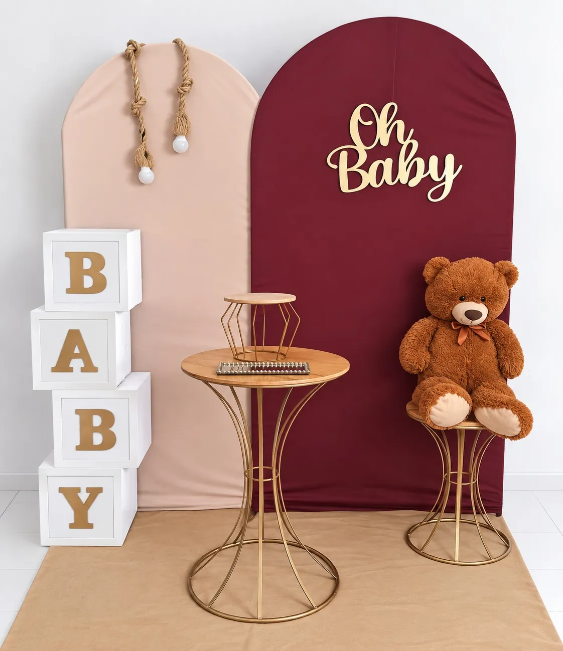cha de bebe menino / vinho