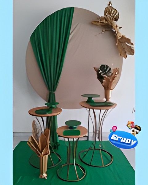 EXCLUSIVO DOURADO E VERDE