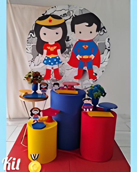 mulher maravilha e supermen