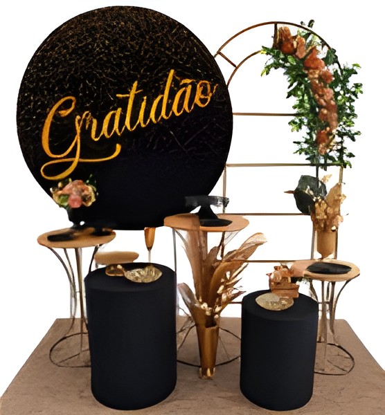 Gratidão preto composição