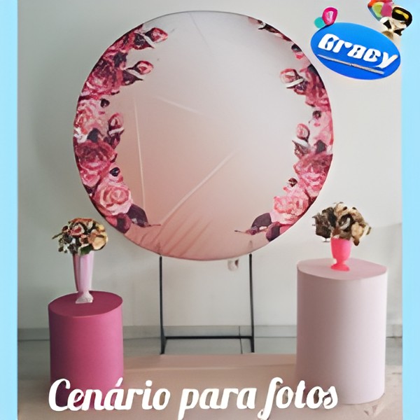 cenario de fotos floral