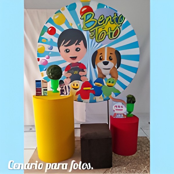 cenario de fotos bento e toto