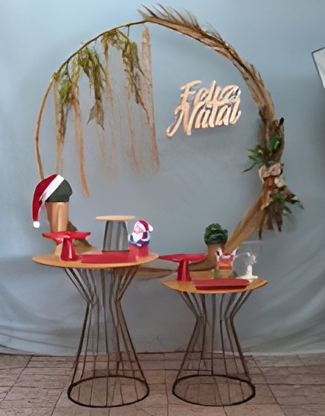 natal / painel palha