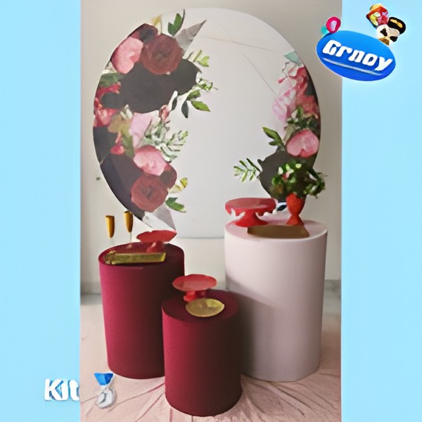 FLORAL VERMELHO PRATA