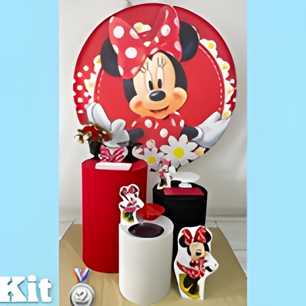 MINNIE VERMELHA PRATA
