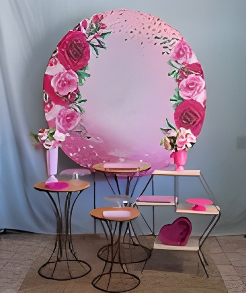 floral rosa pink 2 ..