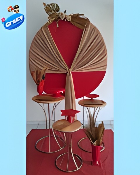EXCLUSIVO VERMELHO e DOURADO