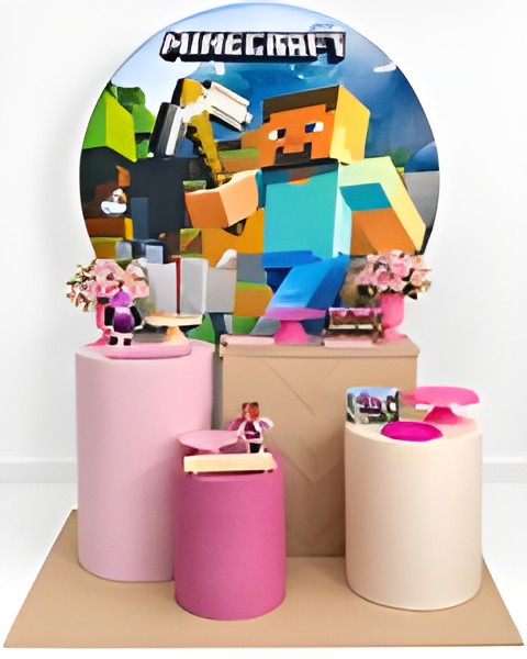 minecreft MENINA ouro