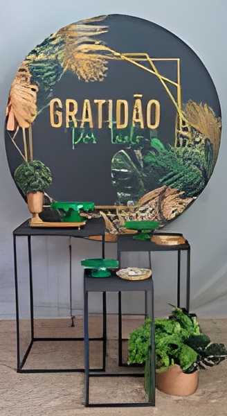 gratidao/ preto e verde