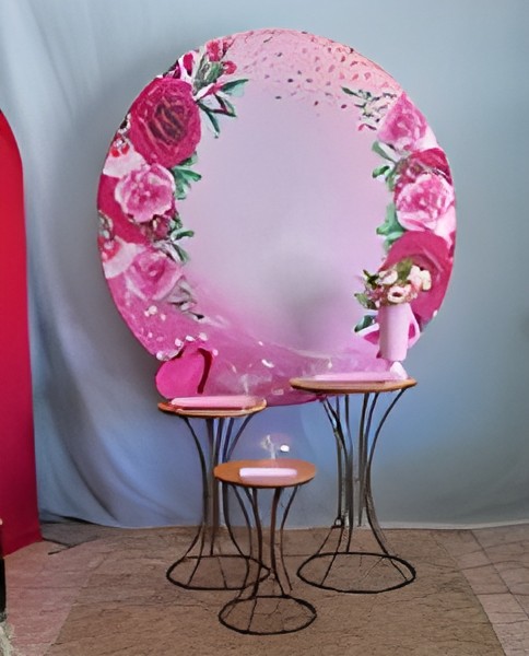 floral rosa pink 2 prata