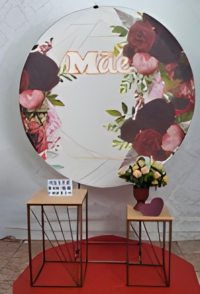dia das mães / flores vermelhas