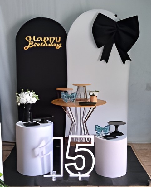 laço preto e branco 5