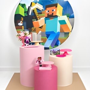 minecreft MENINA prata