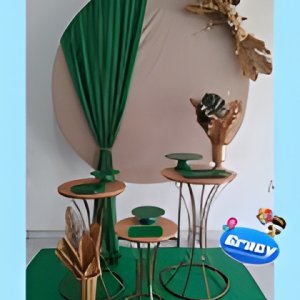 EXCLUSIVO DOURADO E VERDE