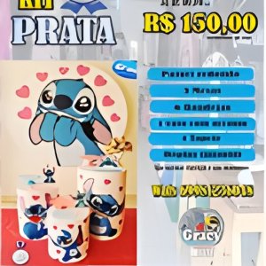 kit padrão prata