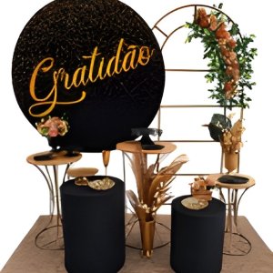 Gratidão preto composição