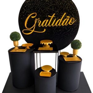 GRATIDAO PRETO OURO