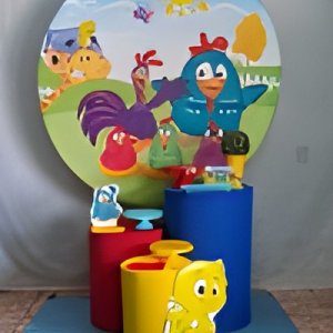 galinha pintadinha prata menino