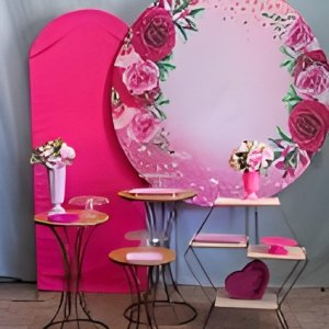 floral rosa pink 2