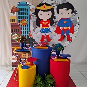 mulher maravilha e supermen diamante