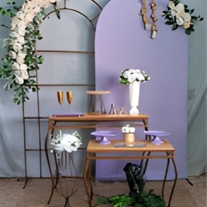 floral lilas romano