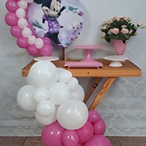 minnie rosa / festa na mesa