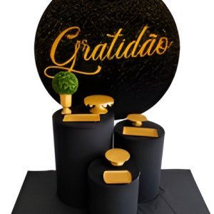 GRATIDAO PRETO PRATA
