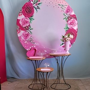 floral rosa pink 2 prata