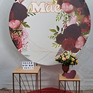 dia das mães / flores vermelhas